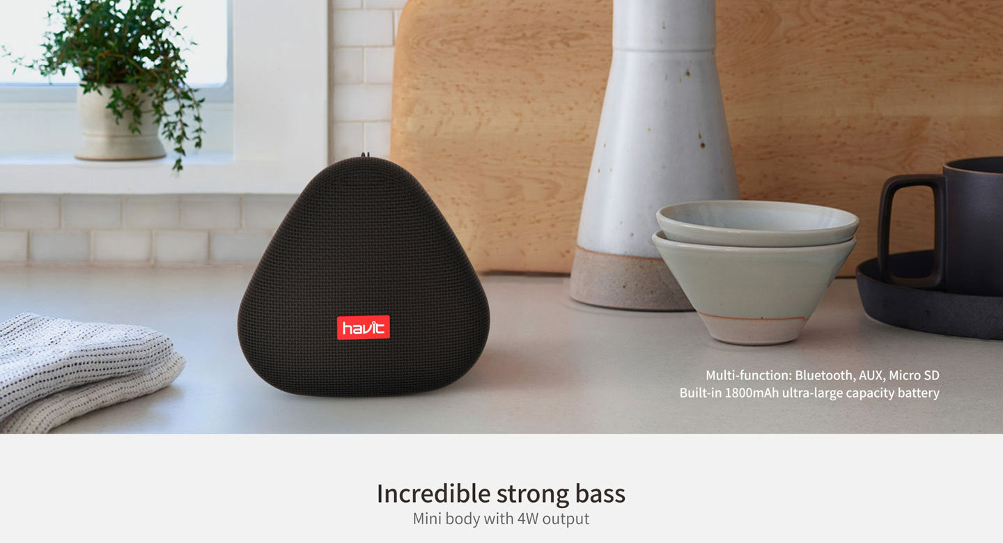 buy Havit M36 IPX7 Waterproof Outdoor Bluetooth Speaker (4 Watt) with the best price in